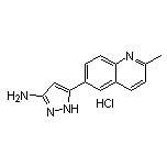 3-氨基-5-(2-甲基-6-喹啉基)吡唑盐酸盐