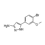 3-氨基-5-(4-溴-3-甲氧基苯基)吡唑