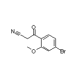 3-(4-溴-2-甲氧基苯基)-3-氧代丙腈