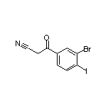 3-(3-溴-4-碘苯基)-3-氧代丙腈