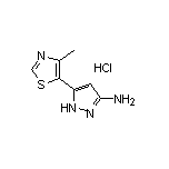 3-氨基-5-(4-甲基-5-噻唑基)吡唑盐酸盐