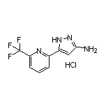 3-氨基-5-[6-(三氟甲基)-2-吡啶基]吡唑盐酸盐