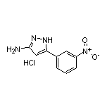 3-氨基-5-(3-硝基苯基)吡唑盐酸盐