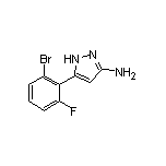 3-氨基-5-(2-溴-6-氟苯基)吡唑