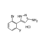 3-氨基-5-(2-溴-6-氟苯基)吡唑盐酸盐