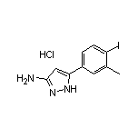 3-氨基-5-(4-碘-3-甲基苯基)吡唑盐酸盐