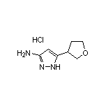 3-氨基-5-(3-四氢呋喃基)吡唑盐酸盐