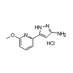 3-氨基-5-(6-甲氧基-2-吡啶基)吡唑盐酸盐
