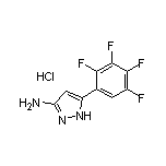 3-氨基-5-(2,3,4,5-四氟苯基)吡唑盐酸盐