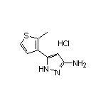 3-氨基-5-(2-甲基-3-噻吩基)吡唑盐酸盐