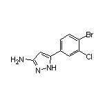 3-氨基-5-(4-溴-3-氯苯基)吡唑