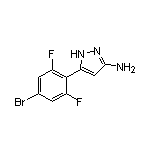 3-氨基-5-(4-溴-2,6-二氟苯基)吡唑