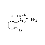 3-氨基-5-(2-溴-6-氯苯基)吡唑