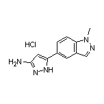 3-氨基-5-(1-甲基-5-吲唑基)吡唑盐酸盐