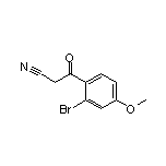 3-(2-溴-4-甲氧基苯基)-3-氧代丙腈