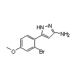 3-氨基-5-(2-溴-4-甲氧基苯基)吡唑