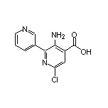 3-氨基-6-氯-[2,3’-联吡啶]-4-甲酸