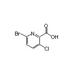 6-溴-3-氯吡啶-2-甲酸