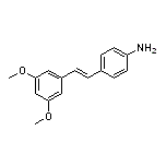 (E)-4-(3,5-二甲氧基苯乙烯基)苯胺