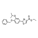 2-[4-(苄氧基)-3-异丙氧基苯基]噁唑-4-甲酸乙酯