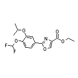 2-[4-(二氟甲氧基)-3-异丙氧基苯基]噁唑-4-甲酸乙酯