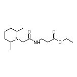 3-[2-(2,6-二甲基-1-哌啶基)乙酰氨基]丙酸乙酯
