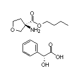 (R)-3-氨基四氢呋喃-3-甲酸丁酯(R)-扁桃酸盐
