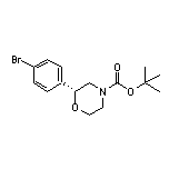 (R)-4-Boc-2-(4-溴苯基)吗啉