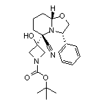 (3S,5R,8aS)-5-(1-Boc-3-羟基-3-氮杂环丁基)-3-苯基六氢-2H-噁唑并[3,2-a]吡啶-5-甲腈