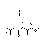 N-Boc-N-(2-氰基乙基)-D-丙氨酸甲酯
