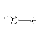 2-(氟甲基)-4-[(三甲基硅基)乙炔基]噻唑