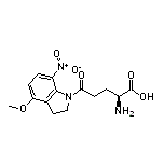 (S)-2-氨基-5-(4-甲氧基-7-硝基-1-吲哚啉基)-5-氧代戊酸