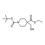 1-Boc-4-(羟甲基)哌啶-4-甲酸乙酯