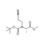 N-Boc-N-(2-氰基乙基)-L-丙氨酸甲酯