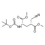 (2S,4R)-2-(Boc-氨基)-4-(氰基甲基)戊二酸二甲酯