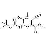 (2R,4S)-2-(Boc-氨基)-4-(氰基甲基)戊二酸二甲酯