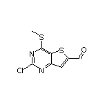 2-氯-4-(甲硫基)噻吩并[3,2-d]嘧啶-6-甲醛