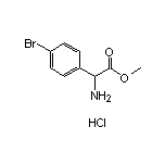 2-氨基-2-(4-溴苯基)乙酸甲酯盐酸盐