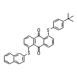 1-[[4-(叔丁基)苯基]硫基]-5-(2-萘基硫基)蒽-9,10-二酮