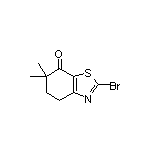 2-溴-6,6-二甲基-5,6-二氢苯并噻唑-7(4H)-酮