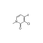 3-氯-4-碘-1-甲基吡啶-2(1H)-酮