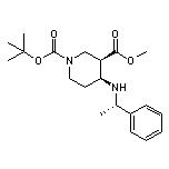 (3R,4S)-1-Boc-4-[[(S)-1-苯基乙基]氨基]哌啶-3-甲酸甲酯