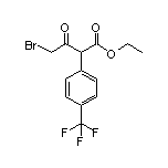 4-溴-3-氧代-2-[4-(三氟甲基)苯基]丁酸乙酯