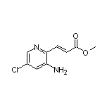 (E)-3-(3-氨基-5-氯-2-吡啶基)丙烯酸甲酯