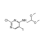 2-氯-N-(2,2-二甲氧基乙基)-5-碘嘧啶-4-胺