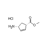 (1S,4R)-4-氨基-2-环戊烯甲酸甲酯盐酸盐