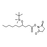 4-[(叔丁基二甲基硅基)氧基]癸酸[2,5-二氧代-1-吡咯烷基]酯