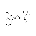 2,2,2-三氟-1-[3-羟基-3-(2-吡啶基)-1-氮杂环丁基]乙酮盐酸盐
