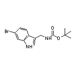 N-Boc-1-(6-溴-3-吲哚基)甲胺
