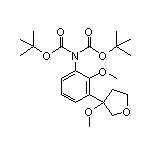 N,N-双(Boc)-2-甲氧基-3-(3-甲氧基四氢呋喃-3-基)苯胺